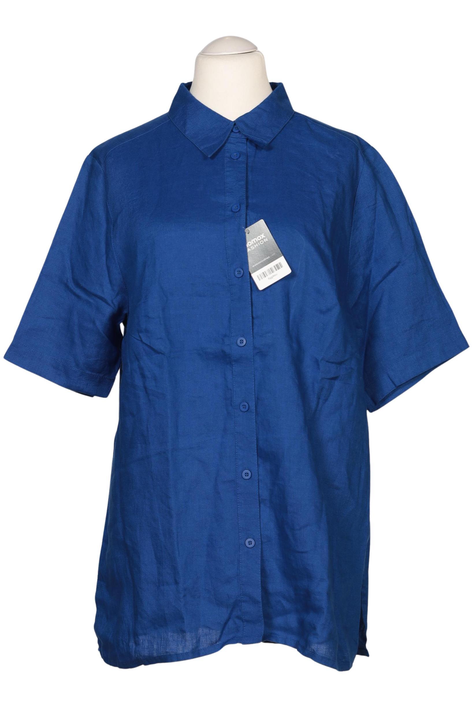 

Ulla Popken Damen Bluse, blau, Gr. 46