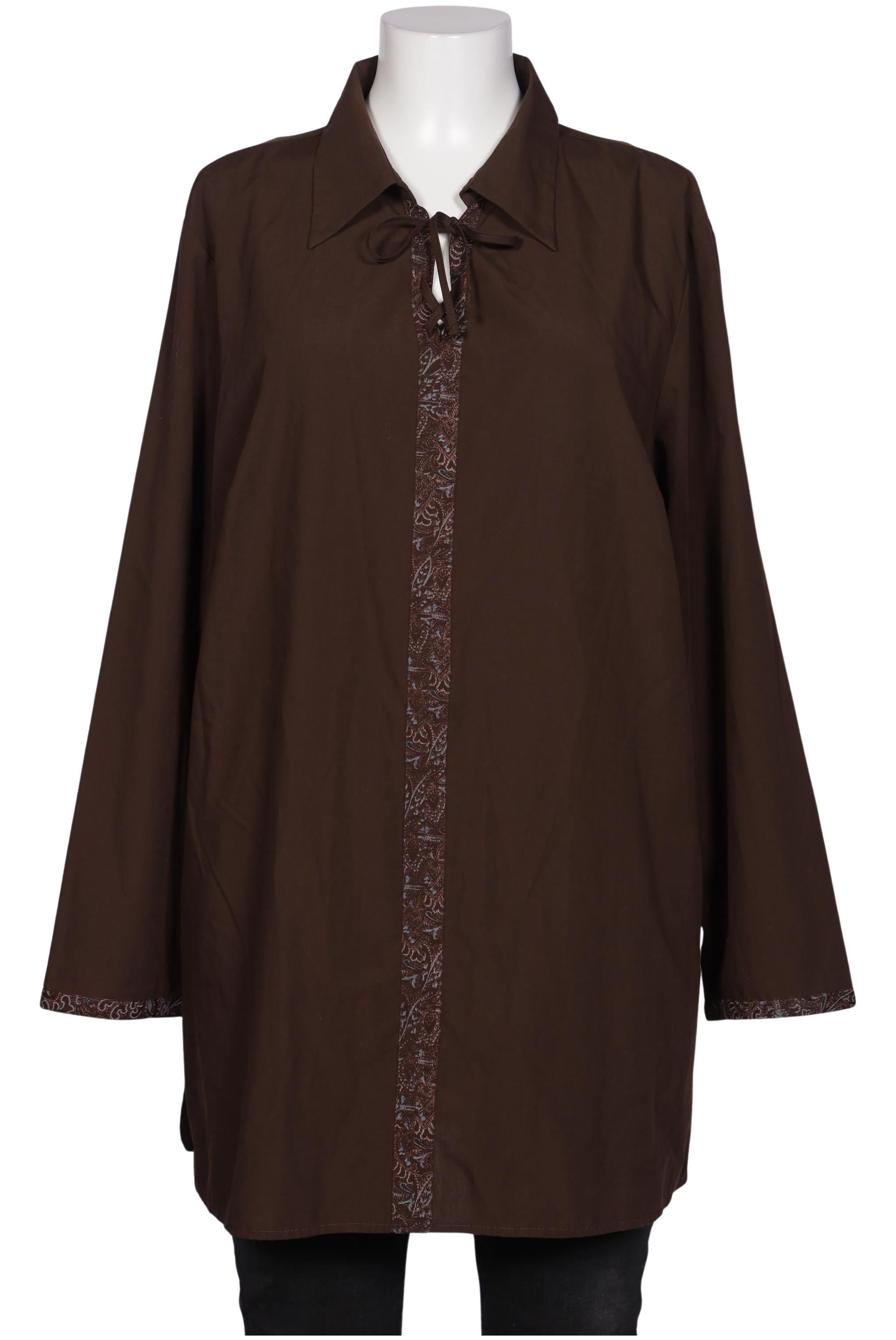 

Ulla Popken Damen Bluse, braun, Gr. 46