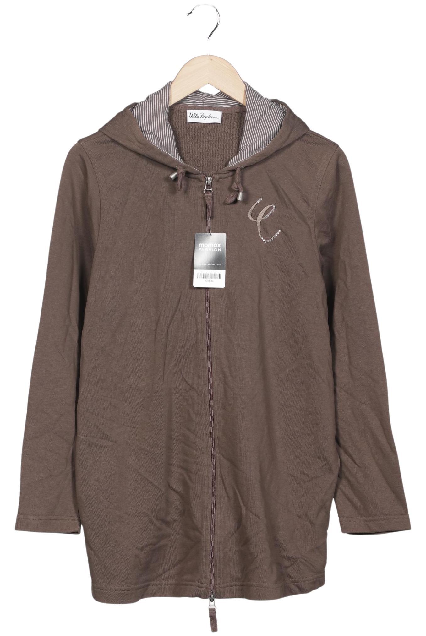 

Ulla Popken Damen Kapuzenpullover, braun, Gr. 42
