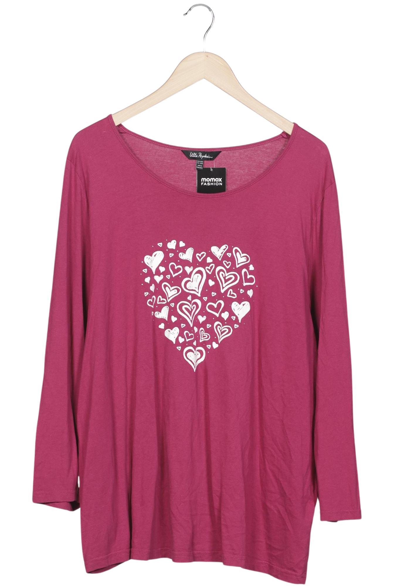

Ulla Popken Damen Langarmshirt, pink, Gr. 50