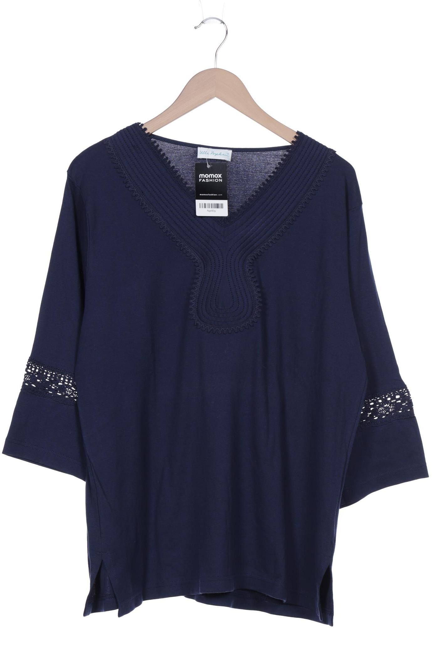 

Ulla Popken Damen Langarmshirt, marineblau, Gr. 42
