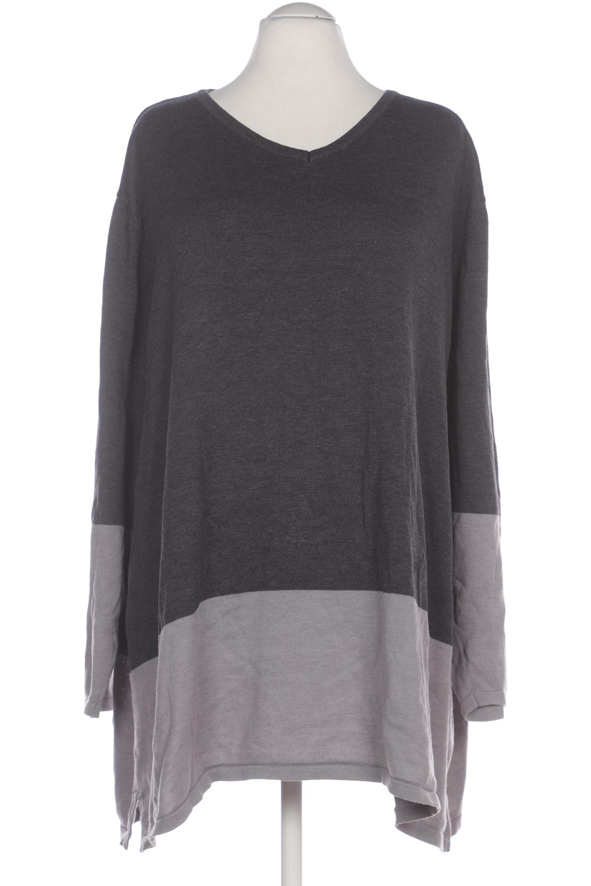 

Ulla Popken Damen Pullover, grau, Gr. 56