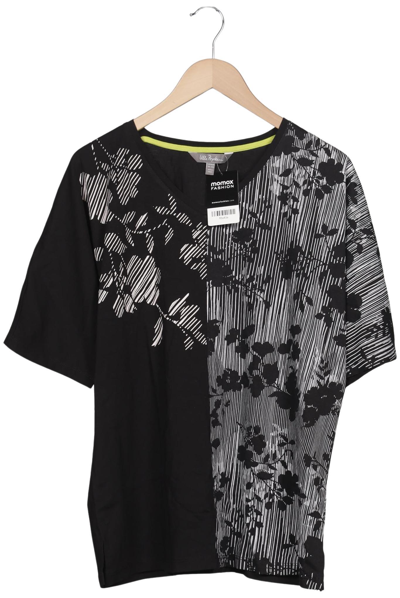 

Ulla Popken Damen T-Shirt, schwarz, Gr. 46
