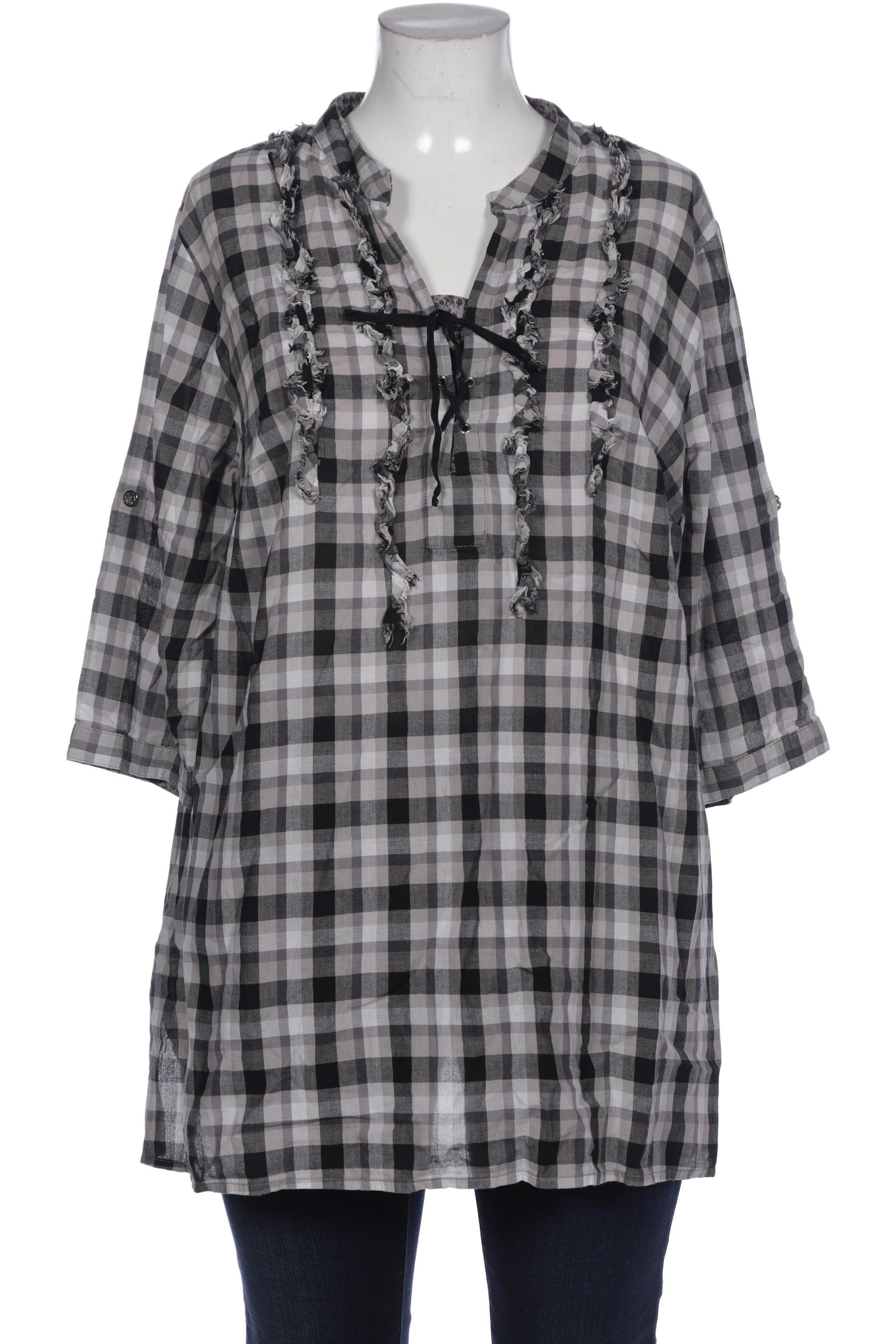 

Ulla Popken Damen Bluse, grau, Gr. 50