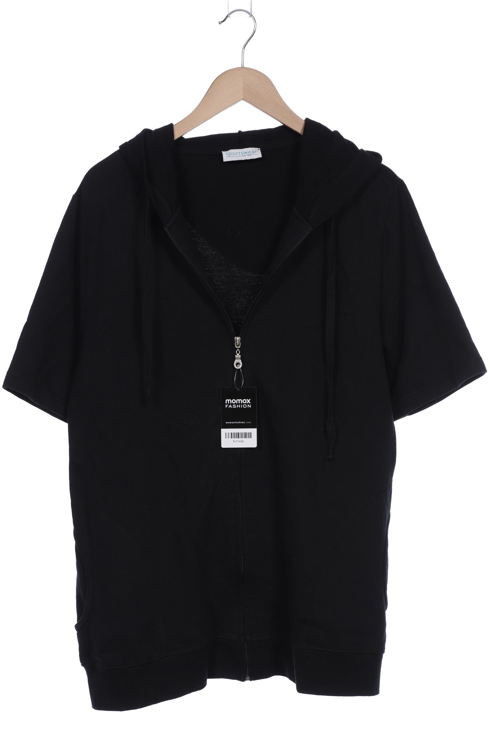 

Ulla Popken Damen Kapuzenpullover, schwarz, Gr. 46