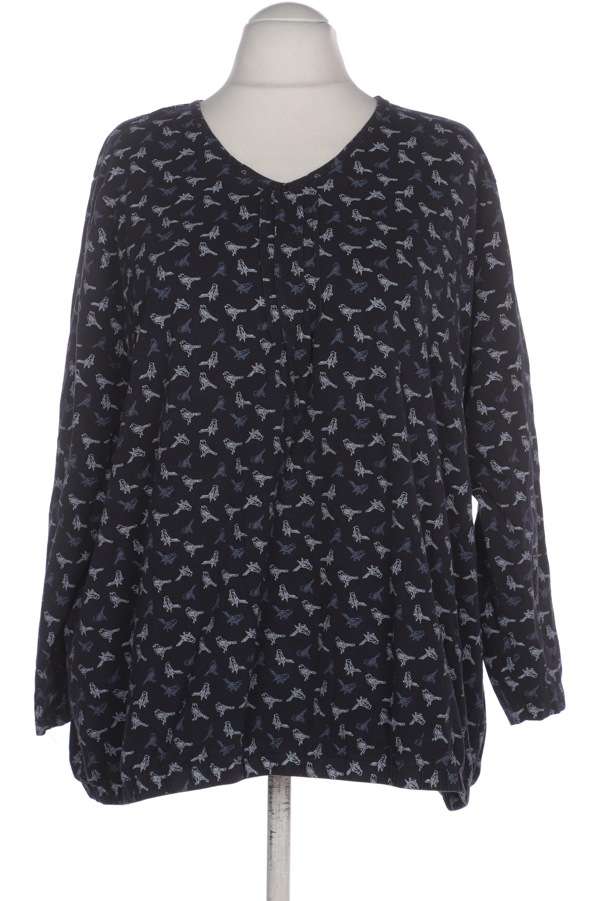 

Ulla Popken Damen Langarmshirt, marineblau, Gr. 54