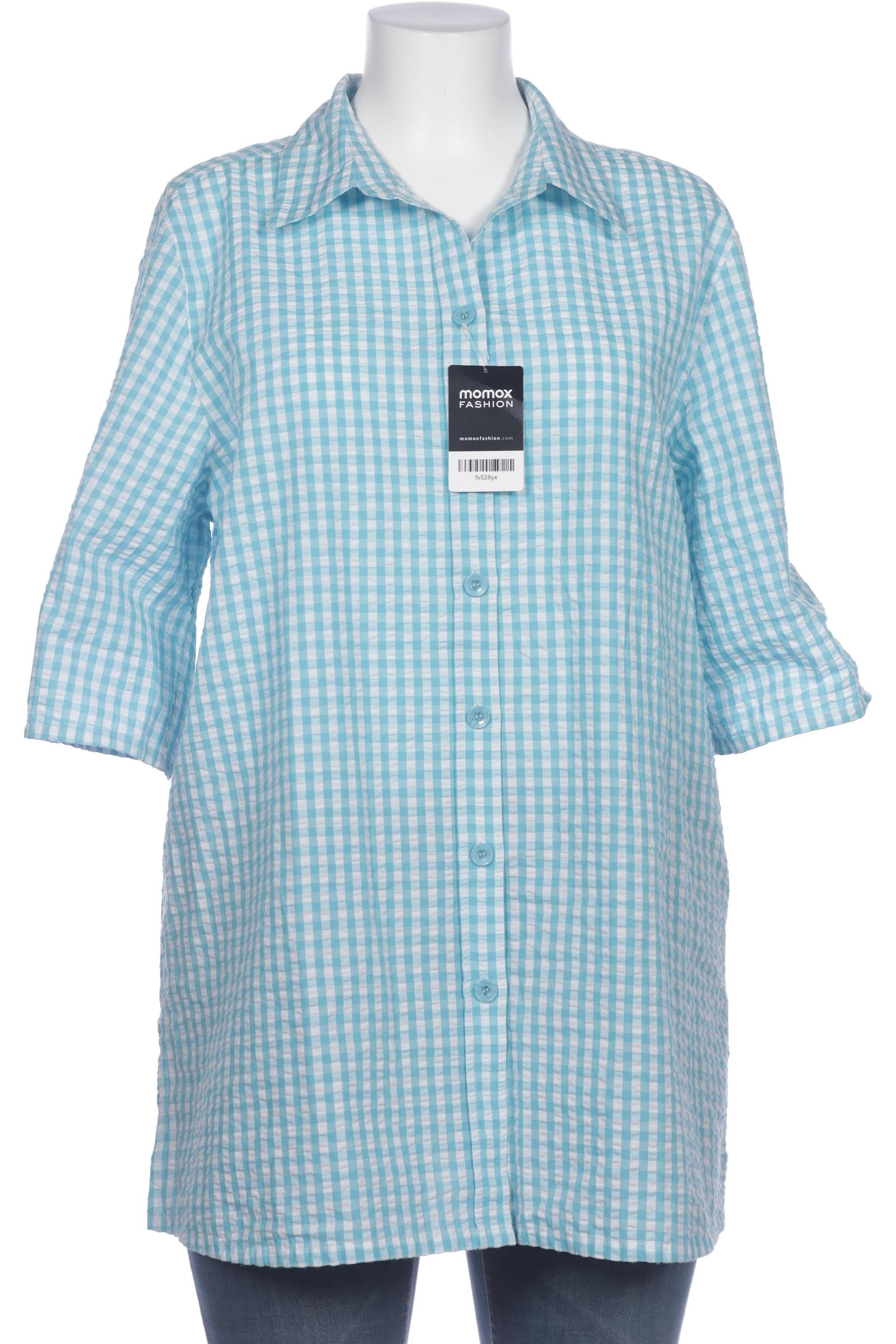 

Ulla Popken Damen Bluse, blau, Gr. 42