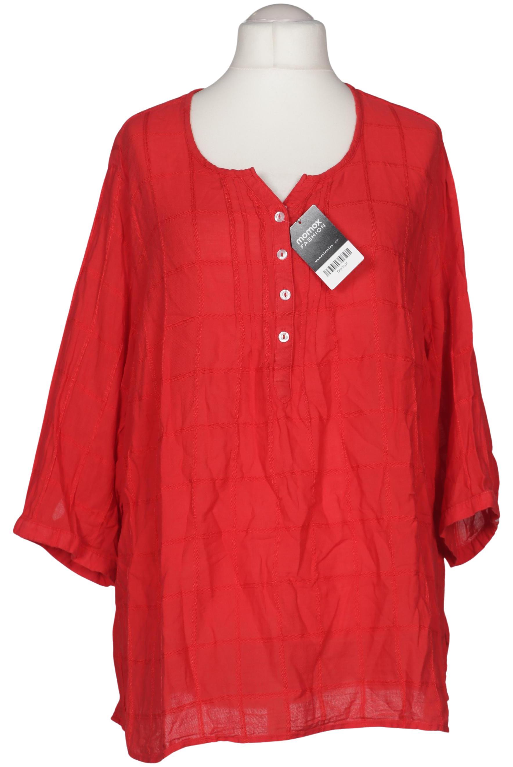 

Ulla Popken Damen Bluse, rot, Gr. 52