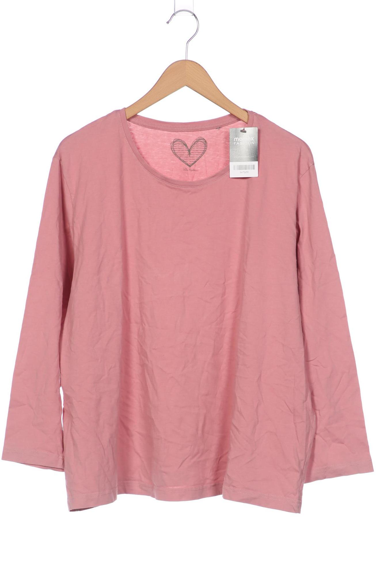 

Ulla Popken Damen Langarmshirt, pink, Gr. 46