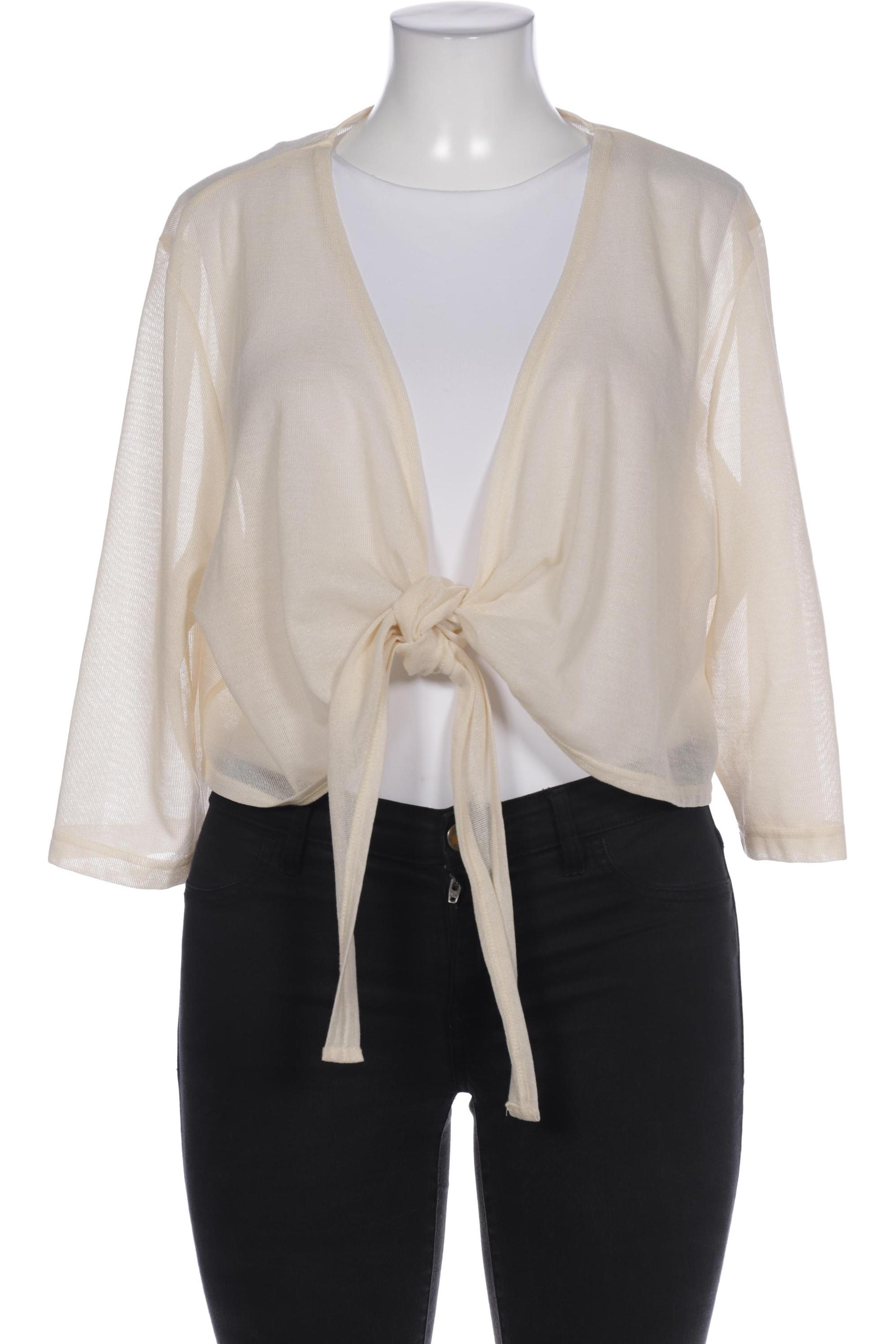 

Ulla Popken Damen Strickjacke, cremeweiß, Gr. 52