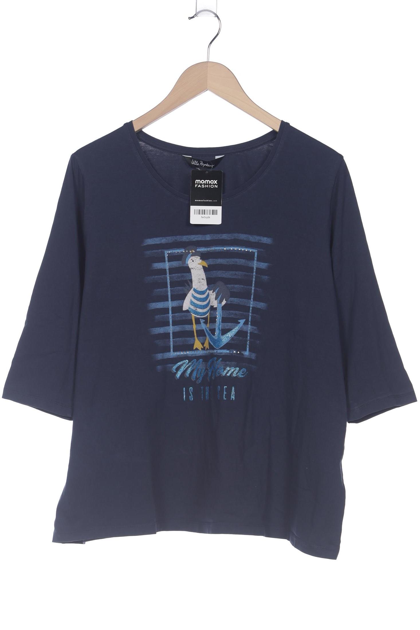 

Ulla Popken Damen Langarmshirt, marineblau, Gr. 46