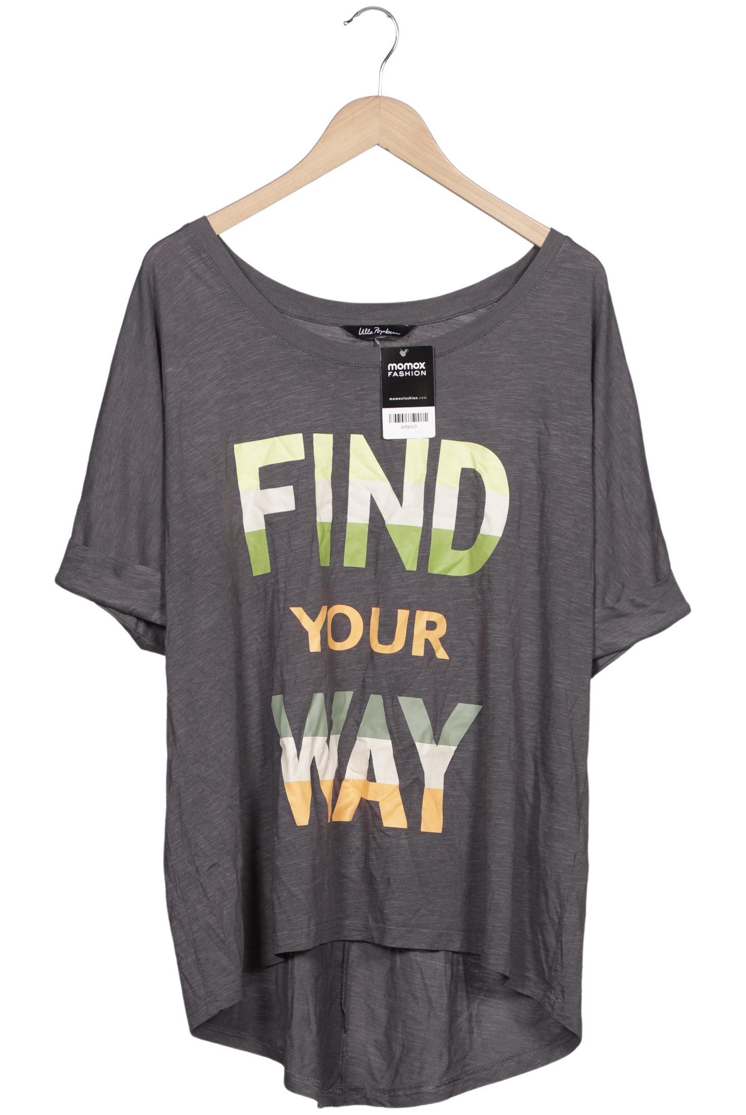 

Ulla Popken Damen T-Shirt, grau, Gr. 48