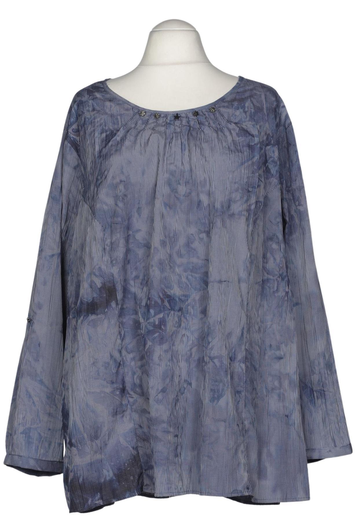 

Ulla Popken Damen Bluse, blau, Gr. 54