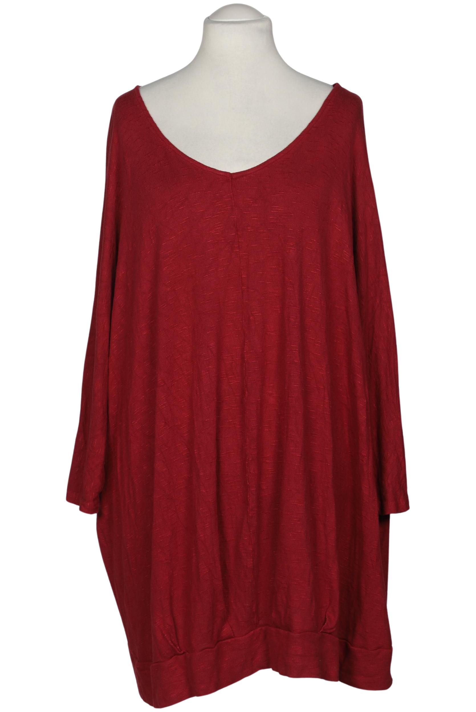 

Ulla Popken Damen Langarmshirt, bordeaux, Gr. 62