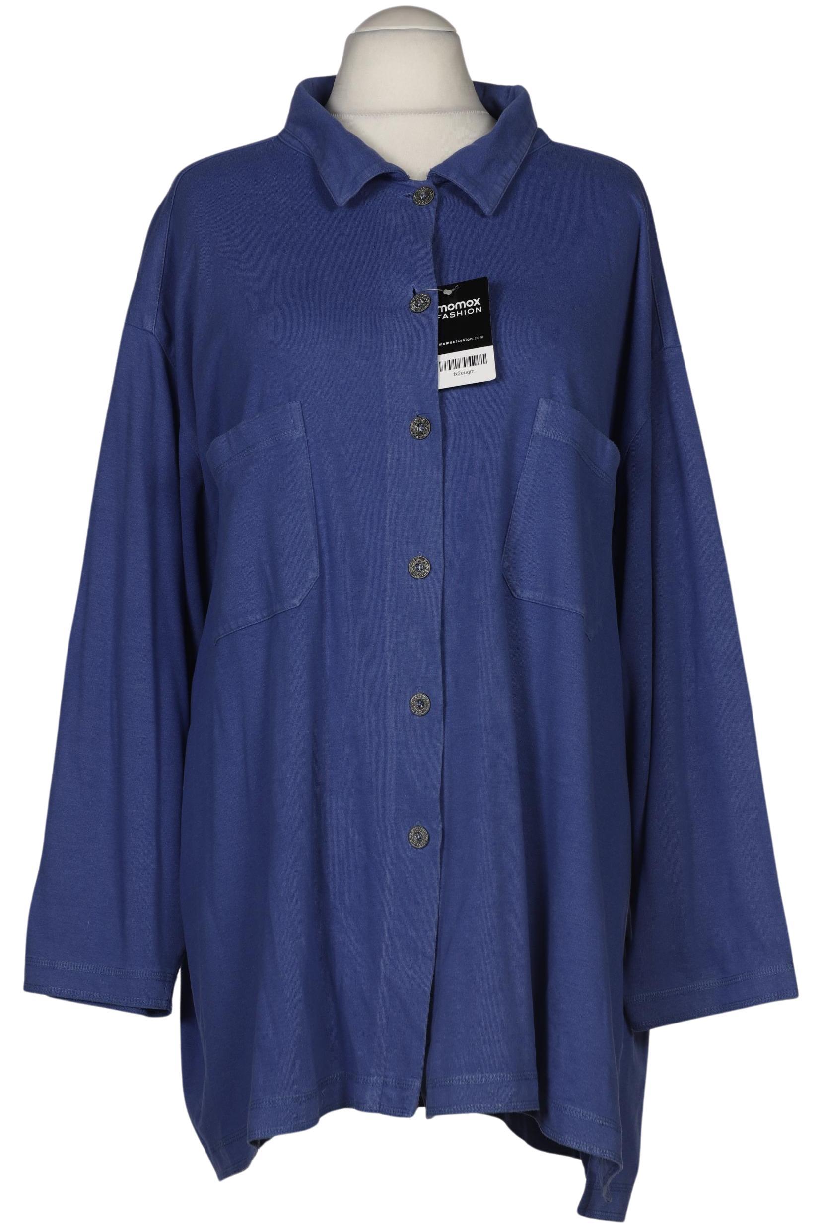 

Ulla Popken Damen Bluse, blau, Gr. 60