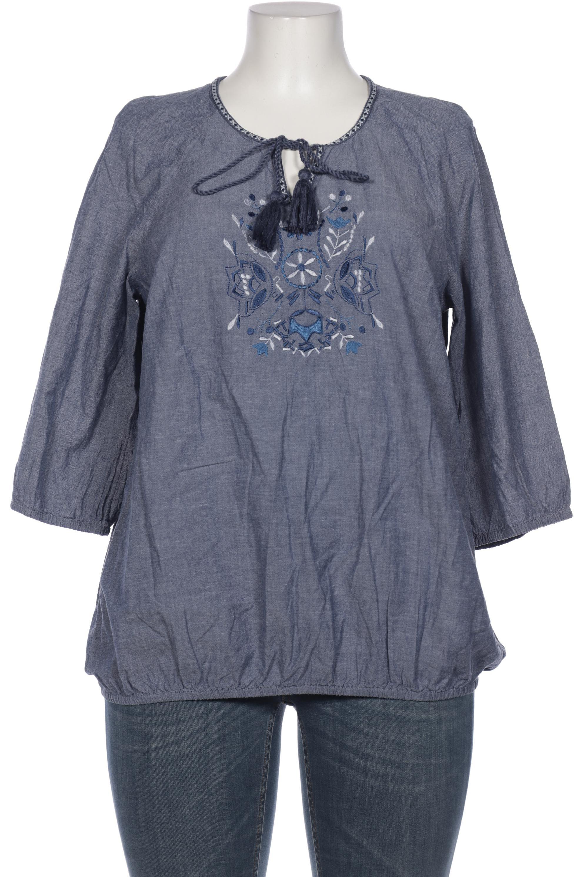 

Ulla Popken Damen Bluse, blau, Gr. 42