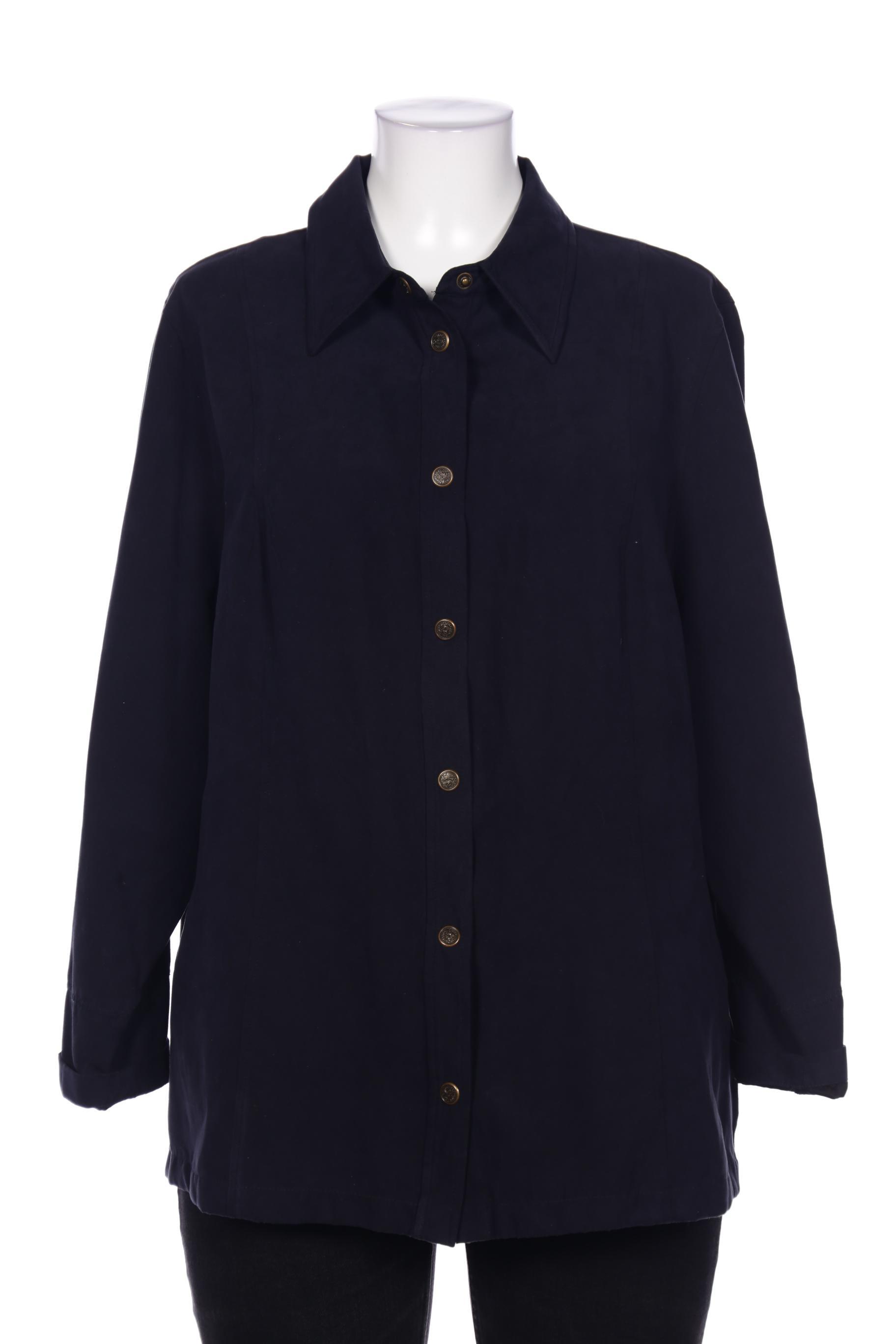 

Ulla Popken Damen Bluse, marineblau, Gr. 46