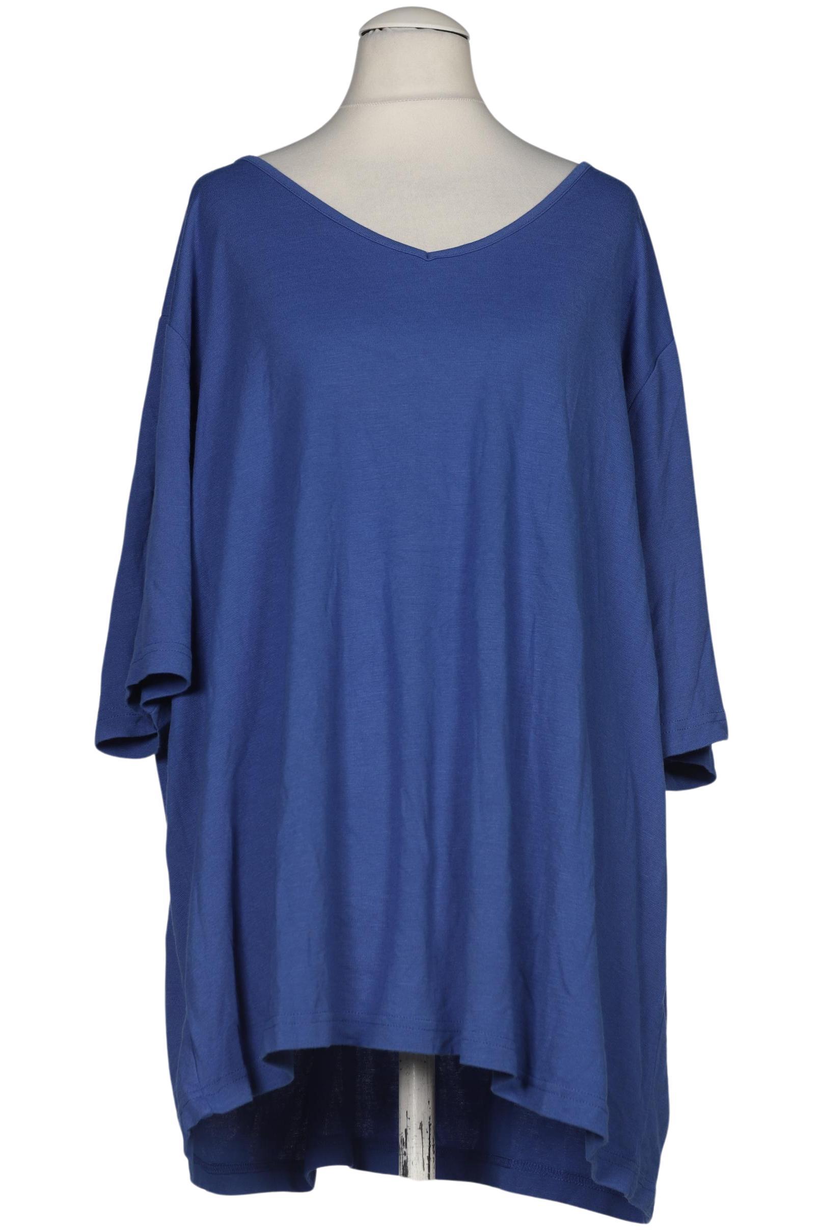 

Ulla Popken Damen T-Shirt, blau, Gr. 58