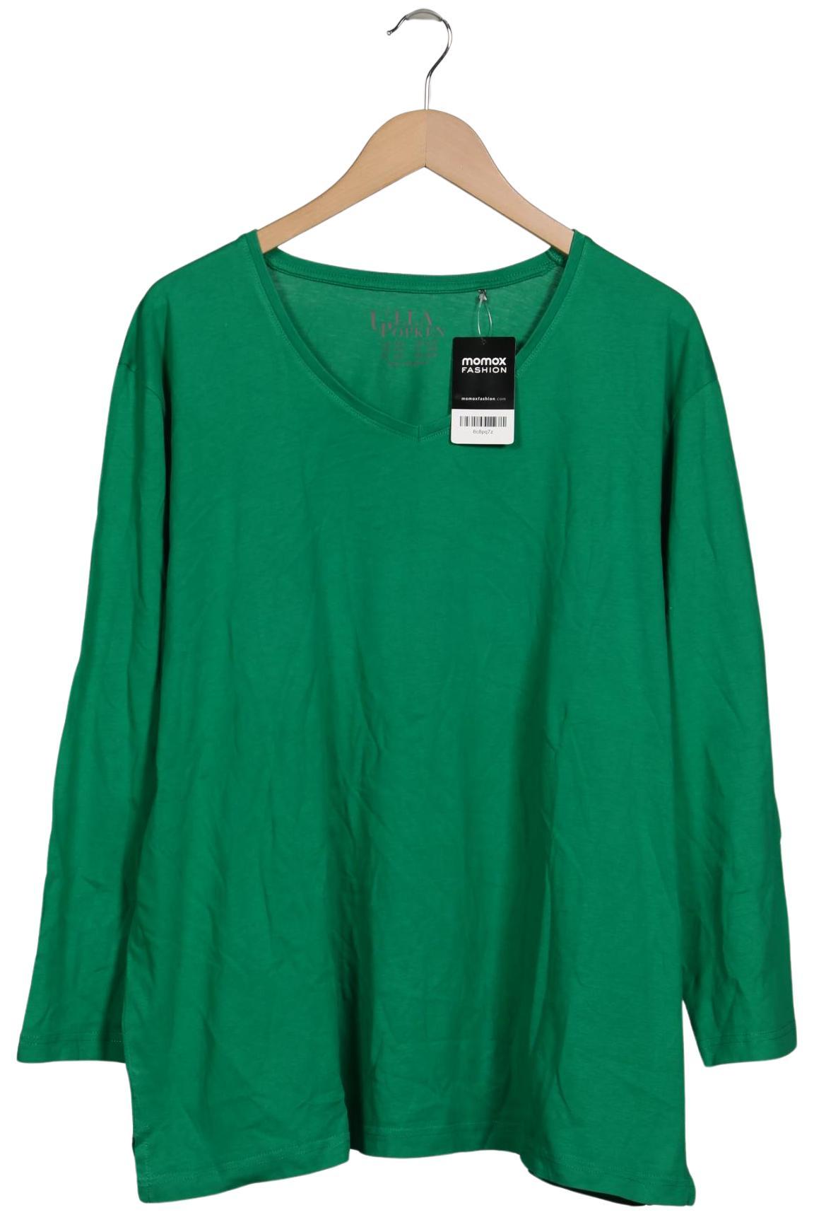 

Ulla Popken Damen Langarmshirt, grün, Gr. 50