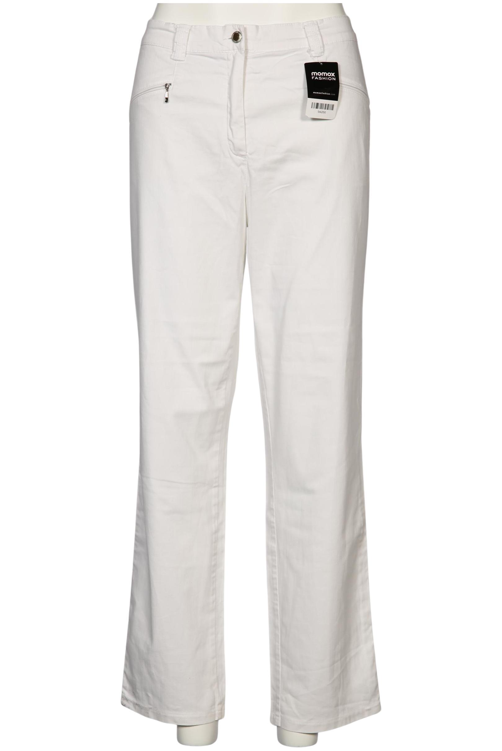 

Ulla Popken Damen Stoffhose, weiß, Gr. 46