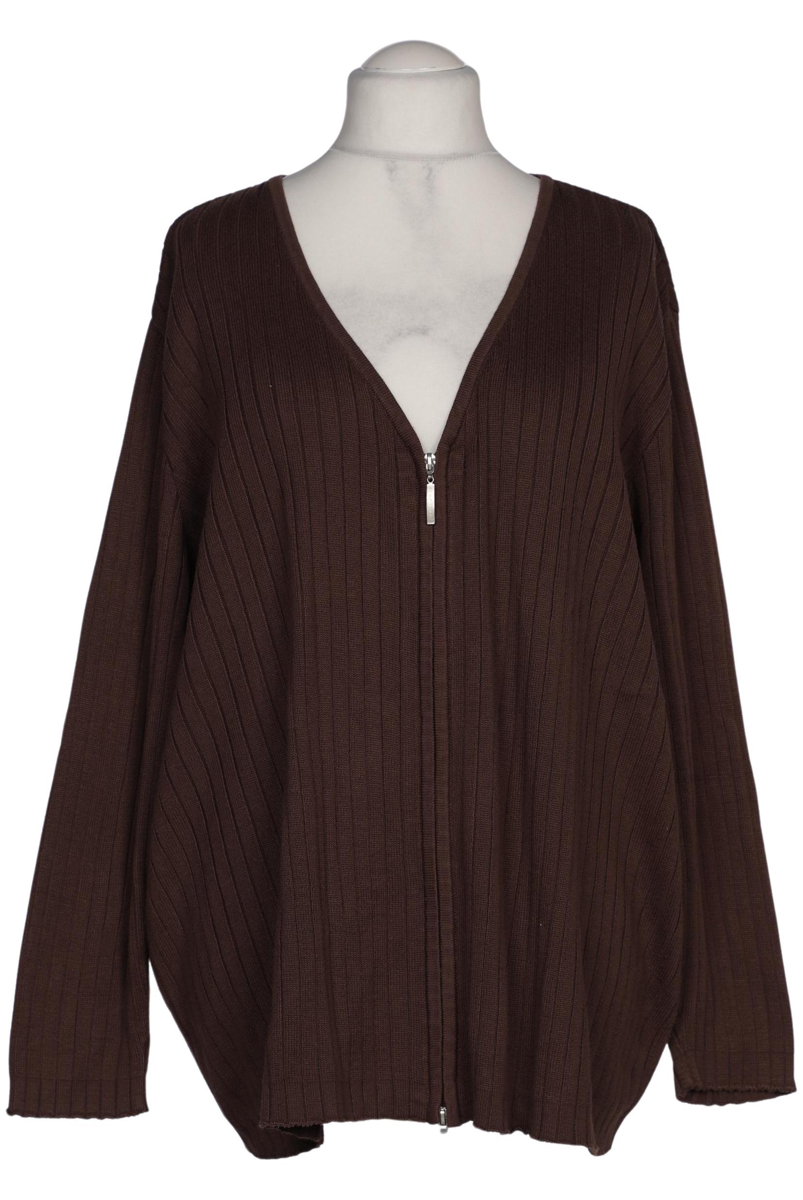 

Ulla Popken Damen Strickjacke, braun, Gr. 54