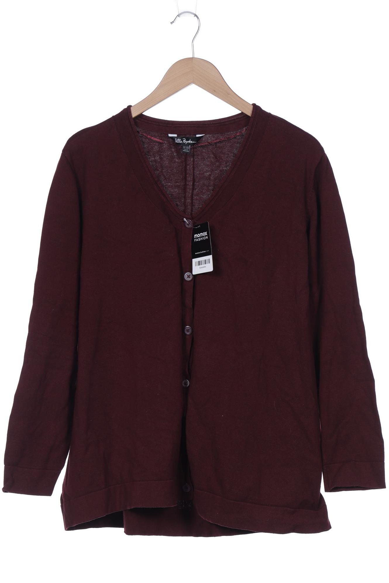 

Ulla Popken Damen Strickjacke, bordeaux, Gr. 50