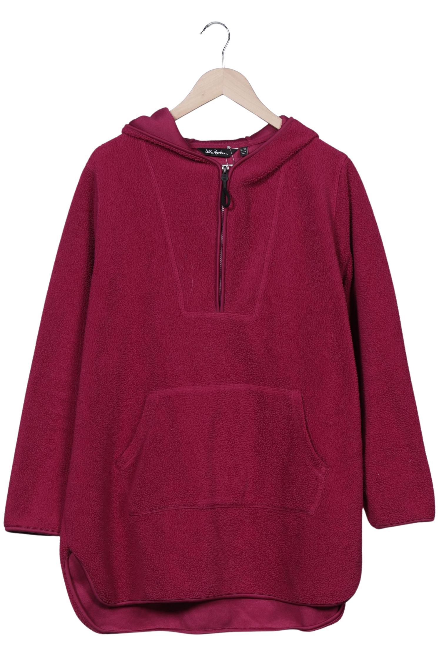 

Ulla Popken Damen Kapuzenpullover, bordeaux, Gr. 46