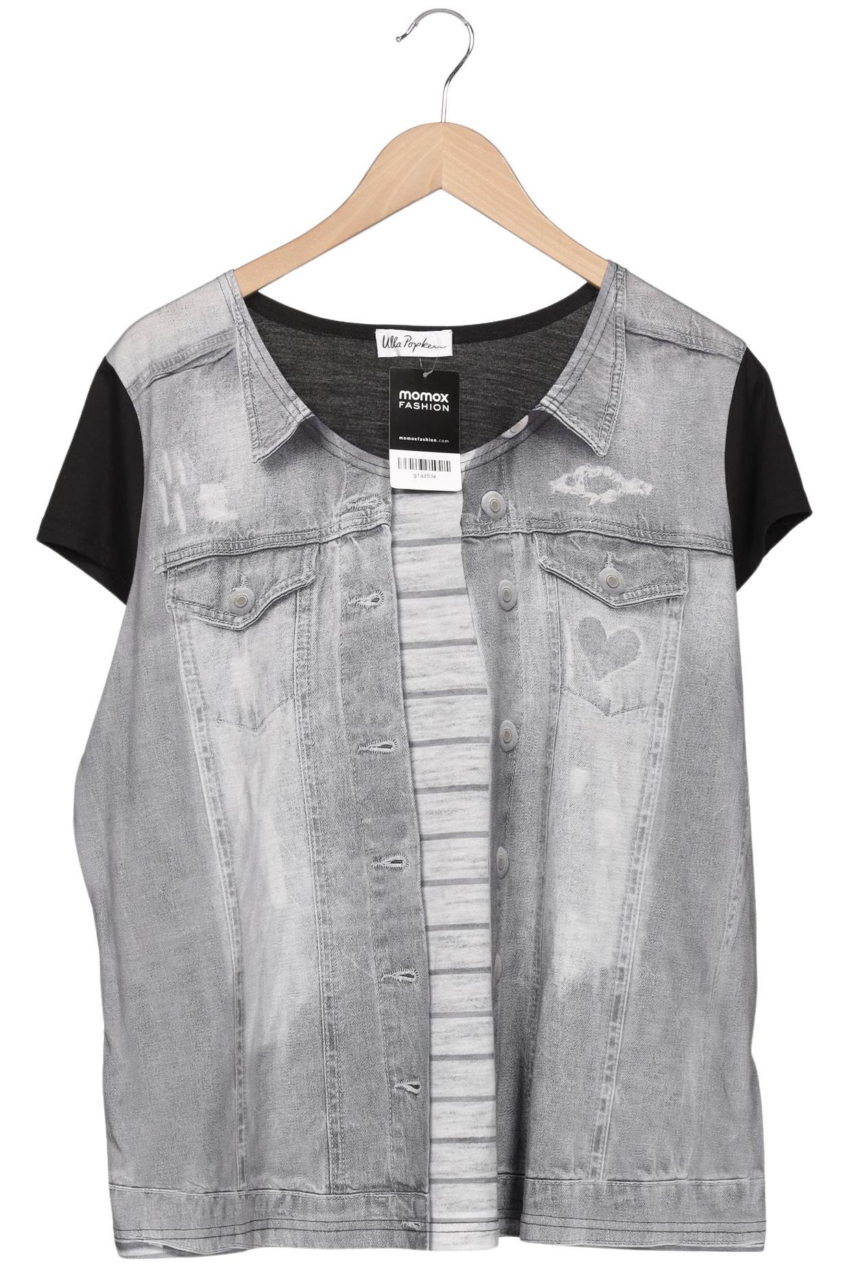 

Ulla Popken Damen T-Shirt, schwarz, Gr. 46