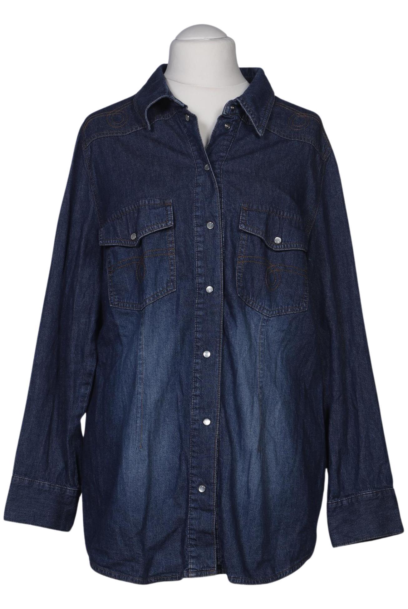 

Ulla Popken Damen Bluse, marineblau, Gr. 46