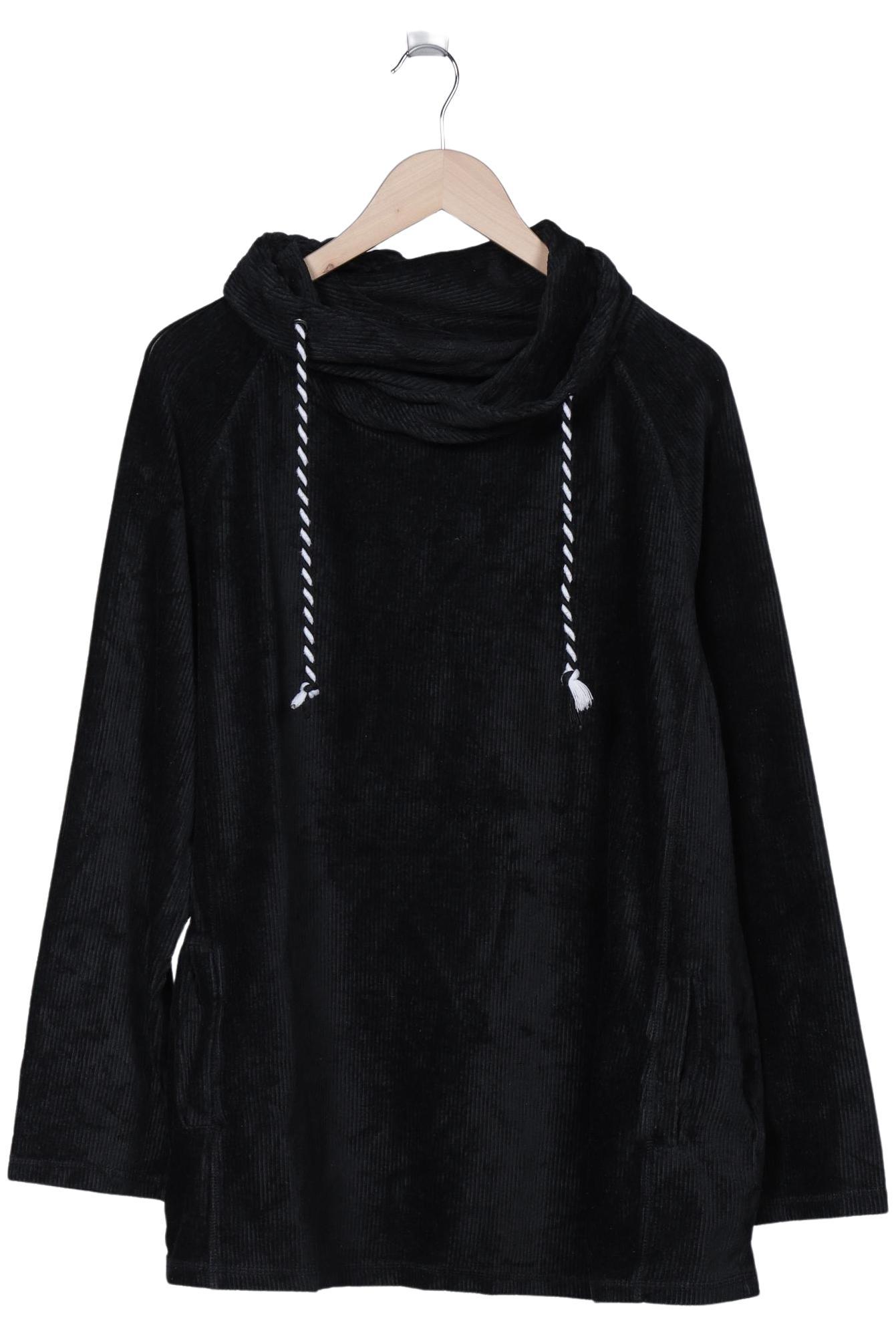 

Ulla Popken Damen Sweatshirt, schwarz, Gr. 46