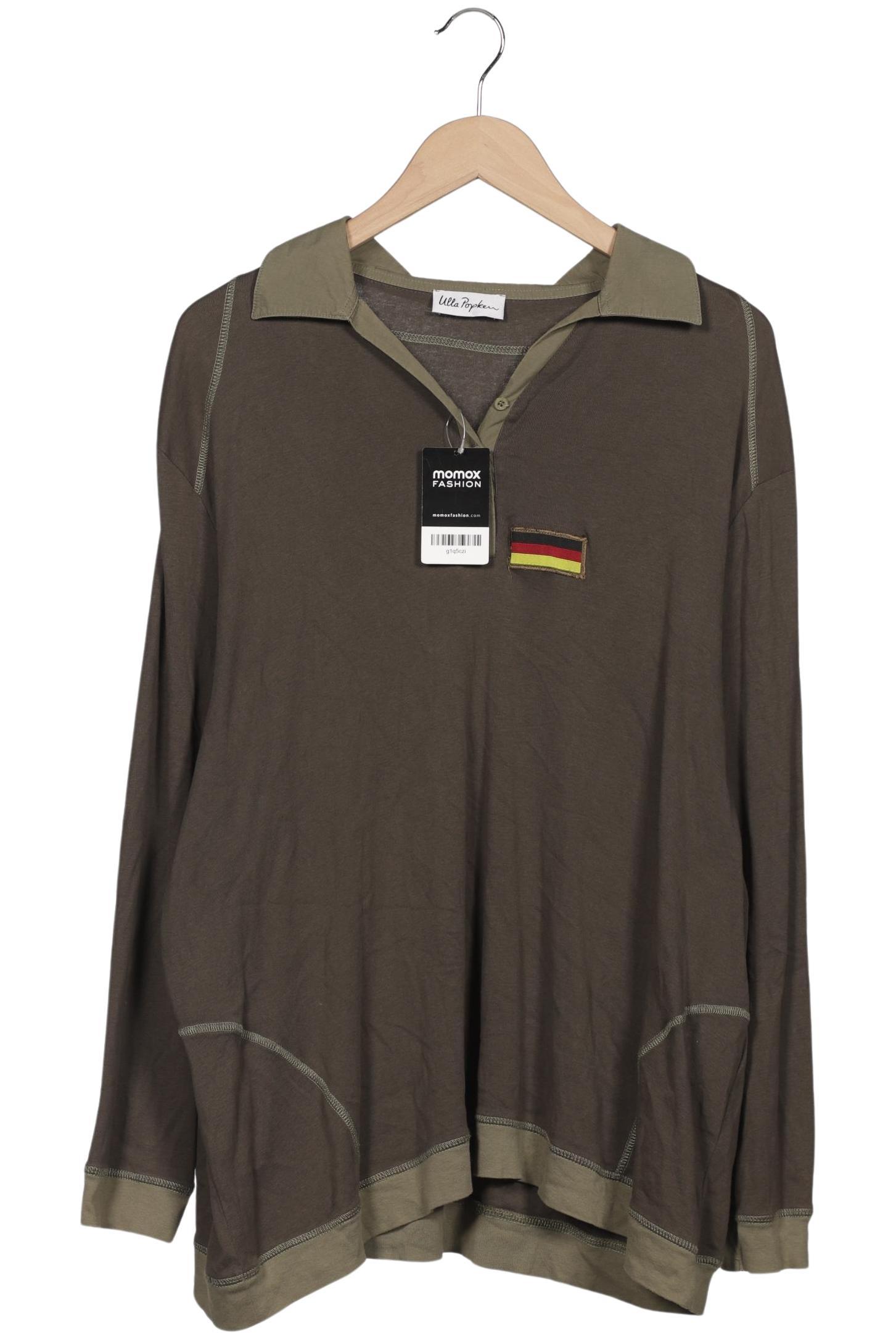 

Ulla Popken Damen Poloshirt, grün, Gr. 46