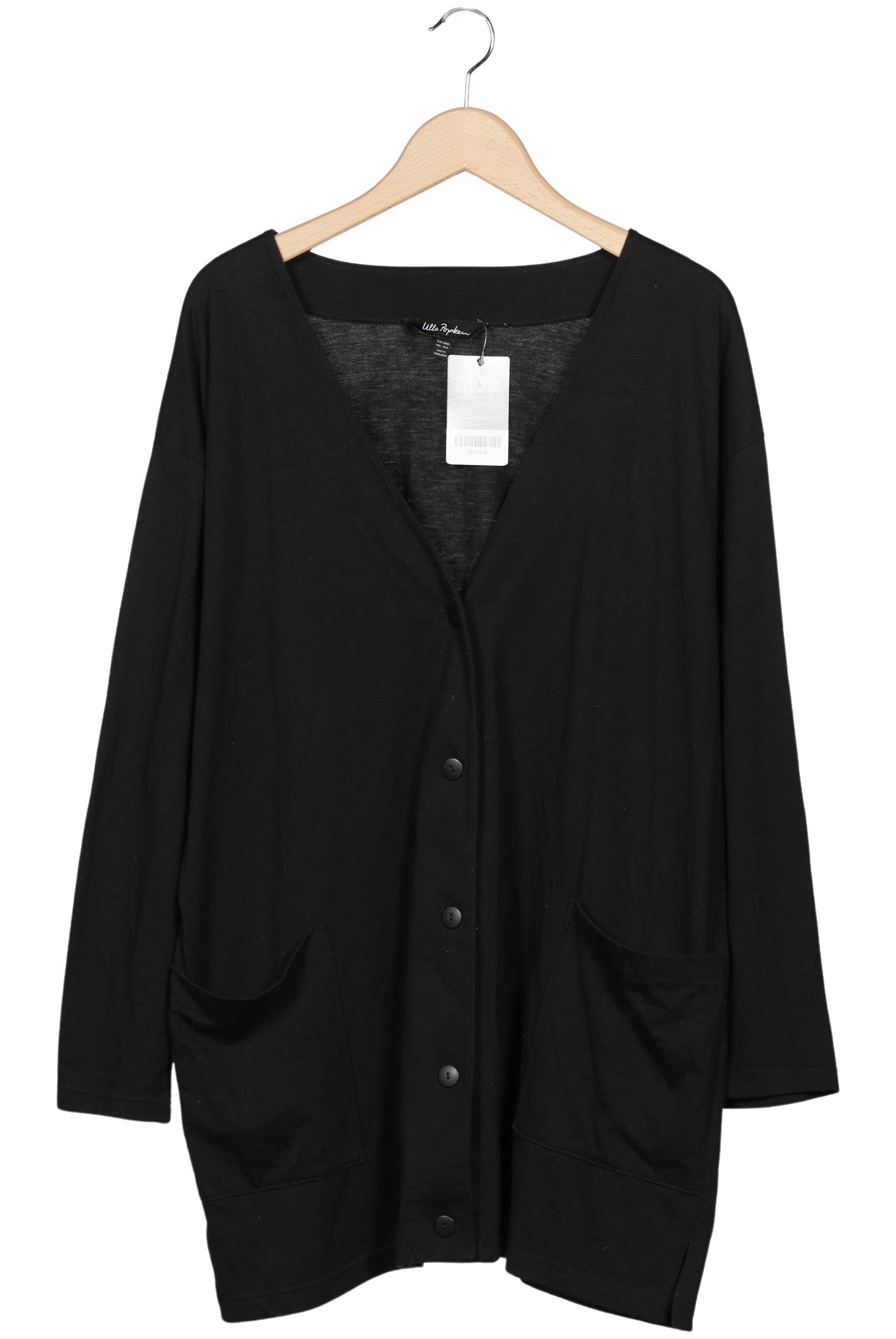 

Ulla Popken Damen Strickjacke, schwarz, Gr. 46