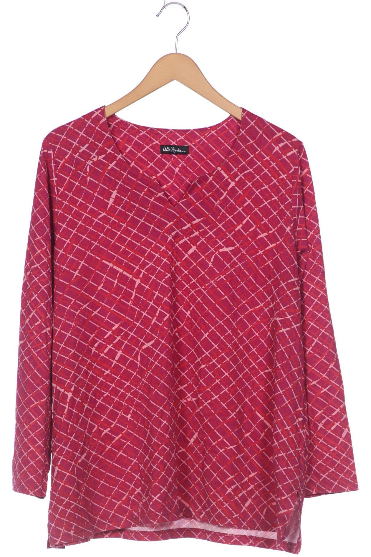 

Ulla Popken Damen Langarmshirt, pink, Gr. 52