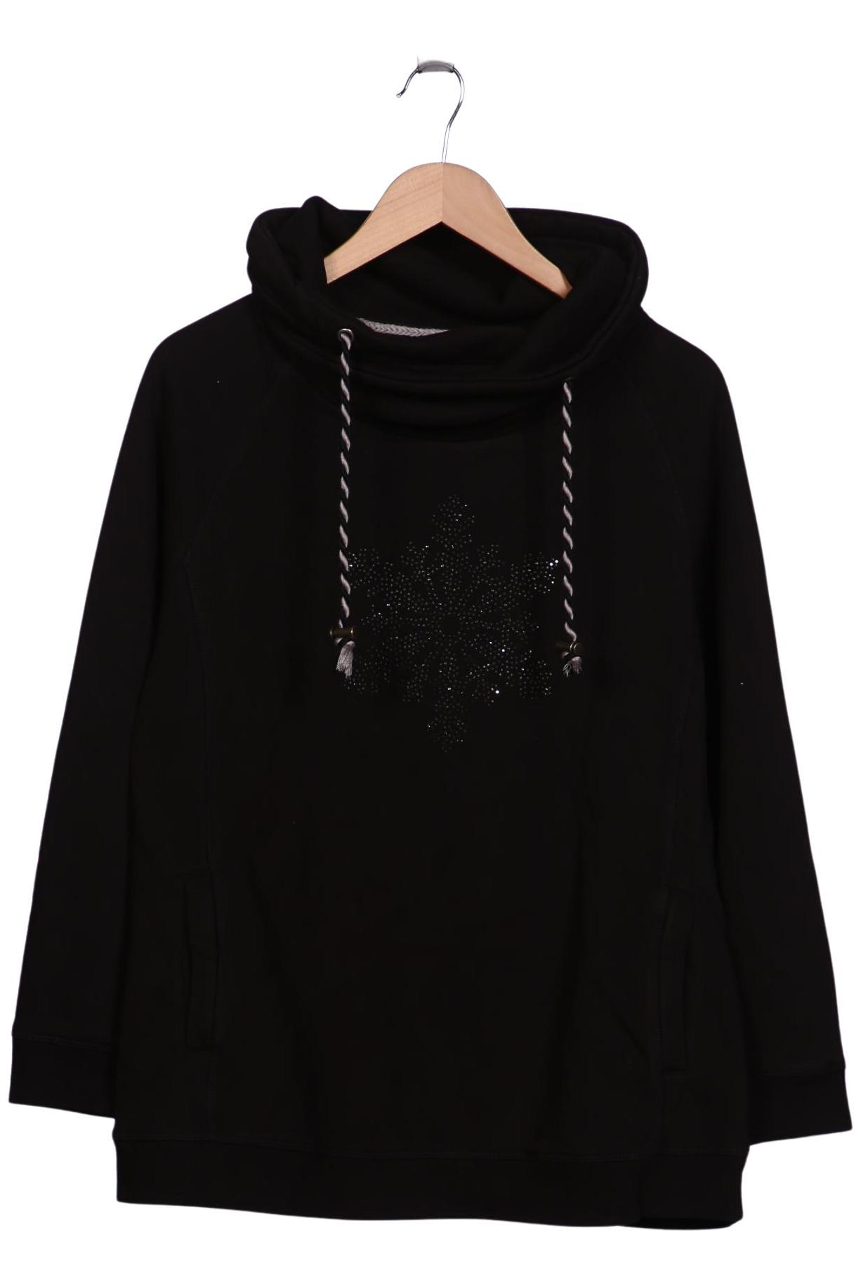 

Ulla Popken Damen Sweatshirt, schwarz, Gr. 42