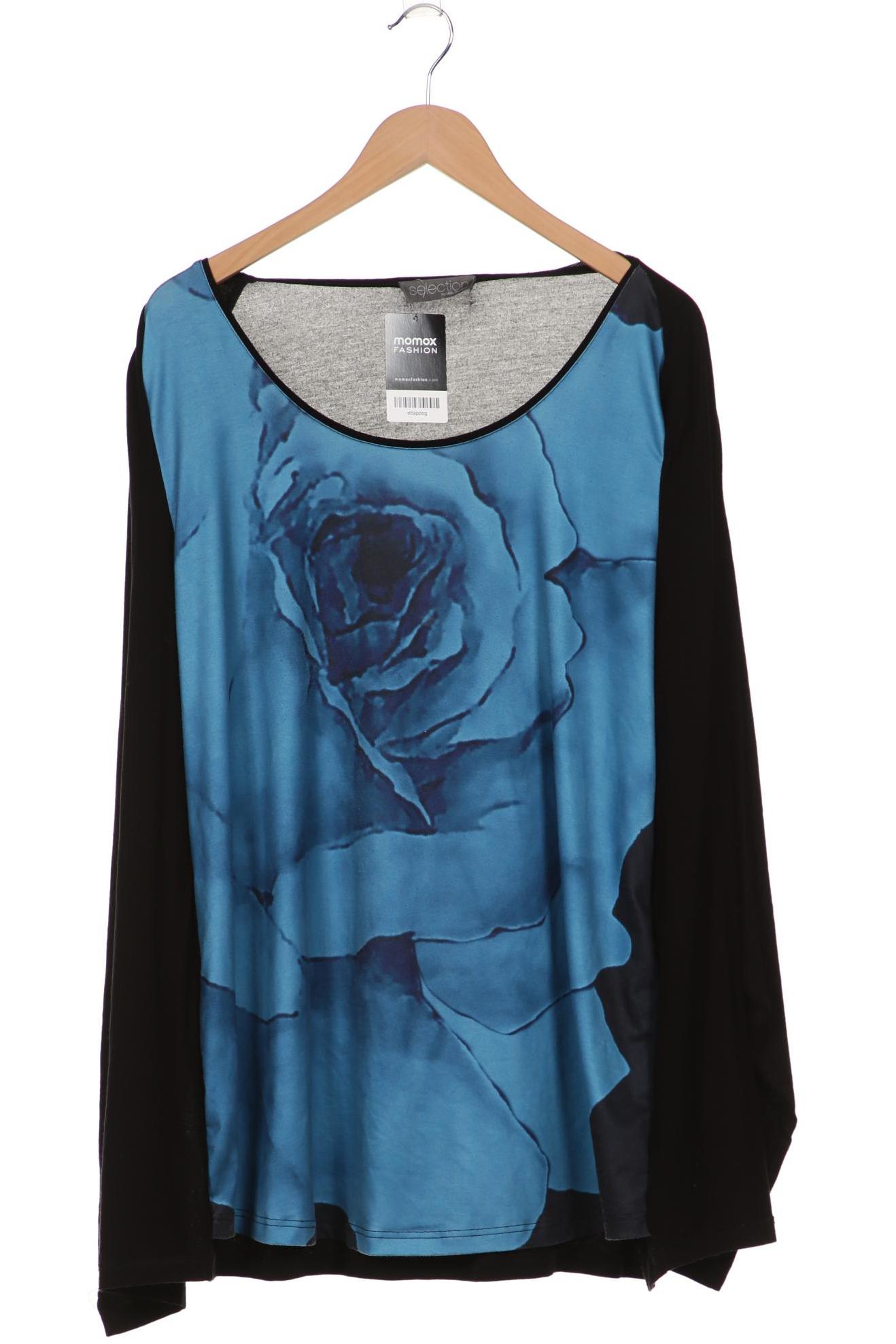 

Ulla Popken Damen Langarmshirt, schwarz, Gr. 46