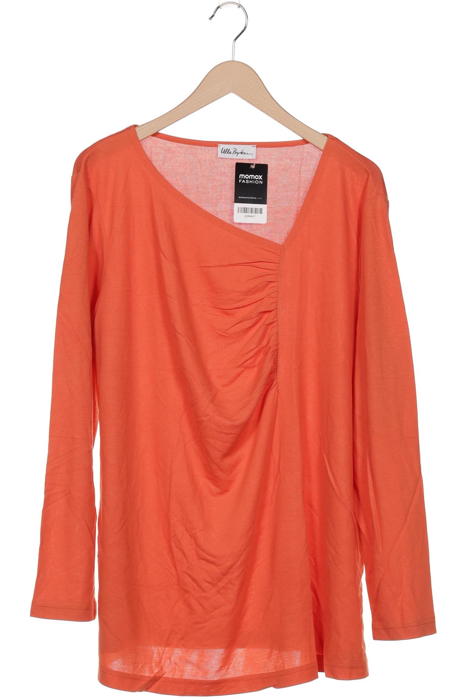 

Ulla Popken Damen Langarmshirt, orange, Gr. 50