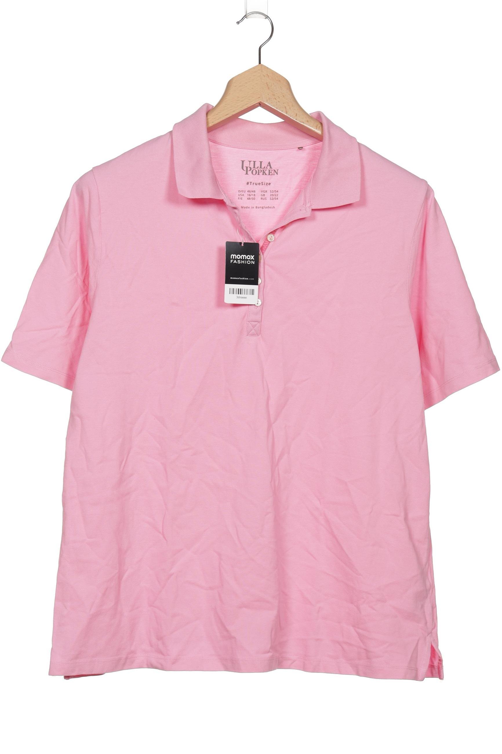 

Ulla Popken Damen Poloshirt, pink, Gr. 46