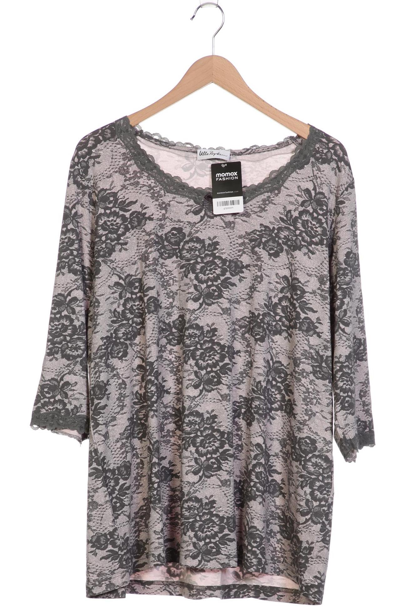

Ulla Popken Damen Langarmshirt, grau, Gr. 50