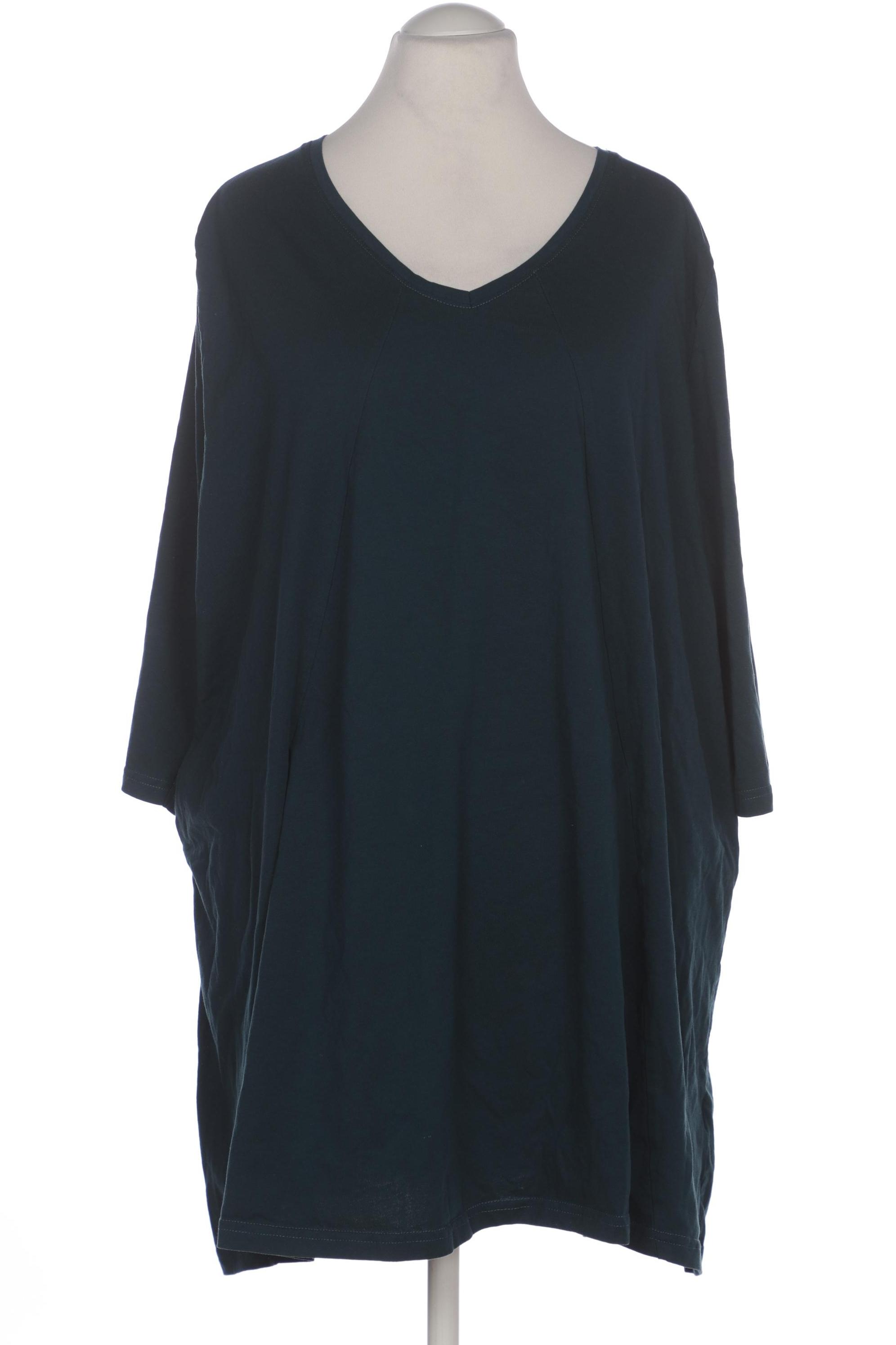 

Ulla Popken Damen Langarmshirt, türkis, Gr. 54