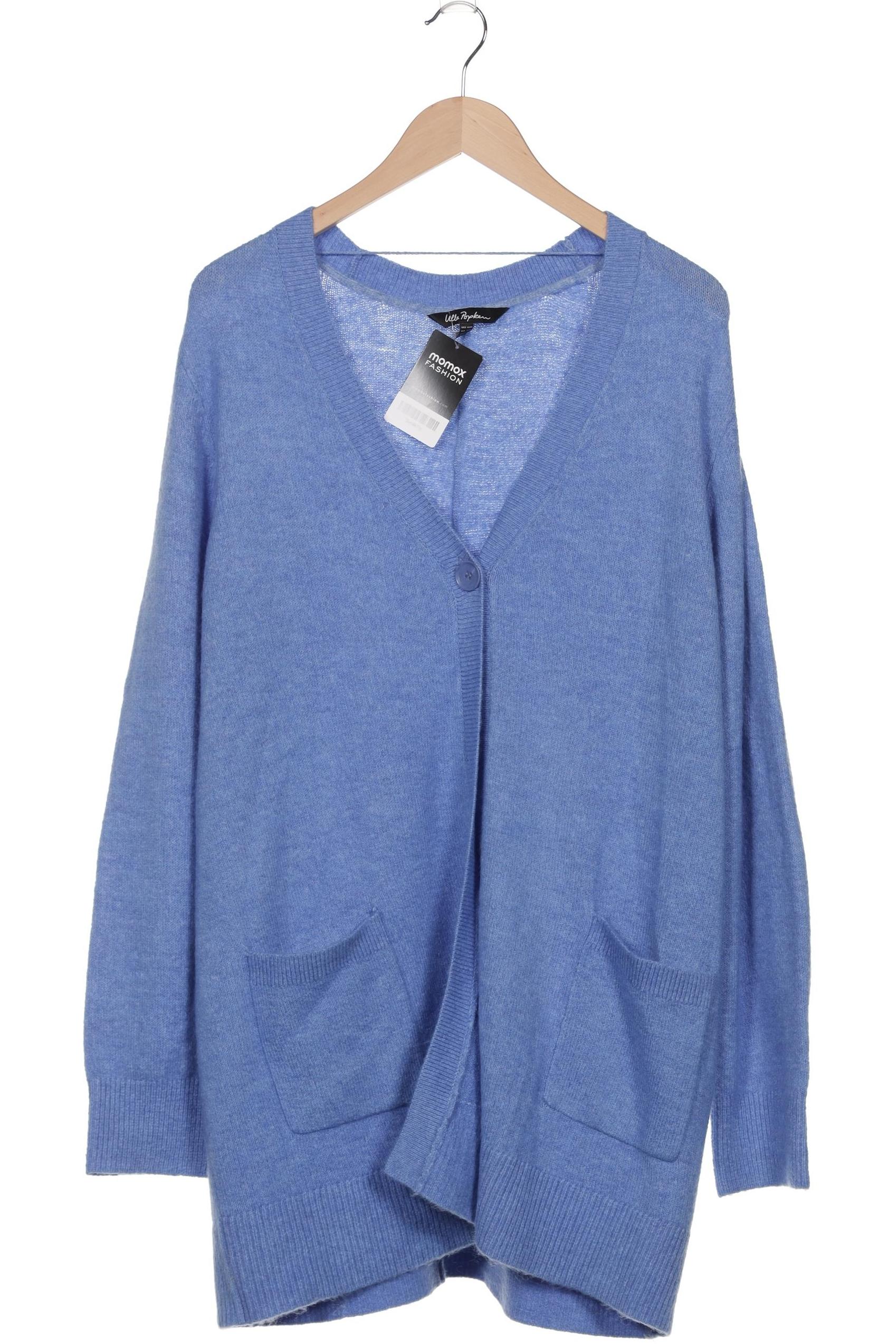

Ulla Popken Damen Strickjacke, blau, Gr. 46