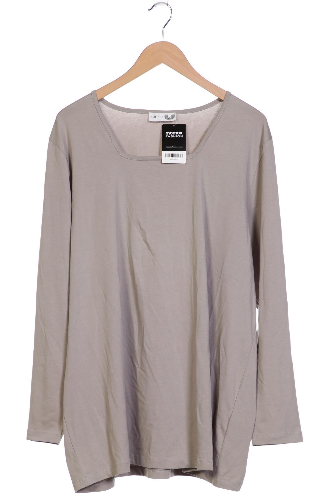 

Ulla Popken Damen Langarmshirt, grau, Gr. 50