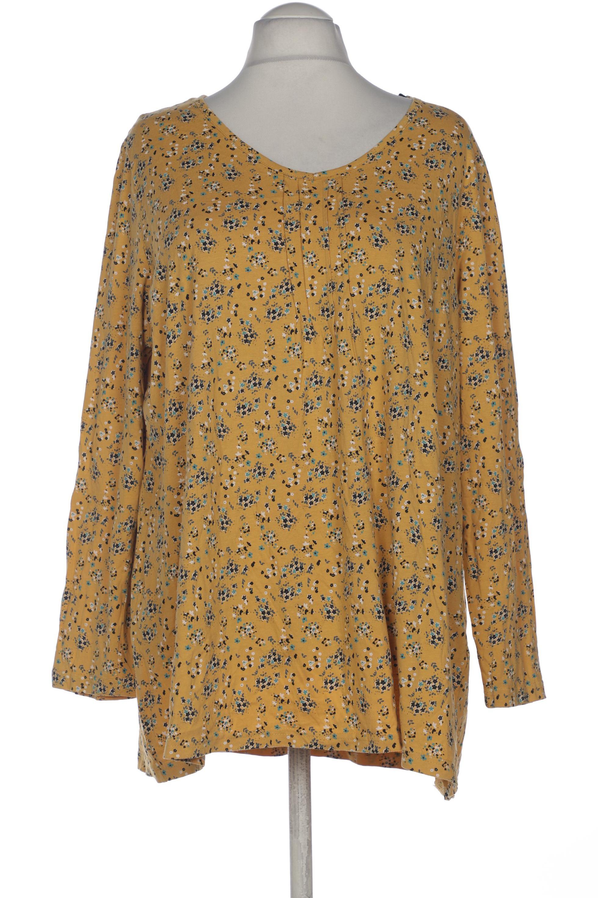 

Ulla Popken Damen Langarmshirt, gelb, Gr. 52