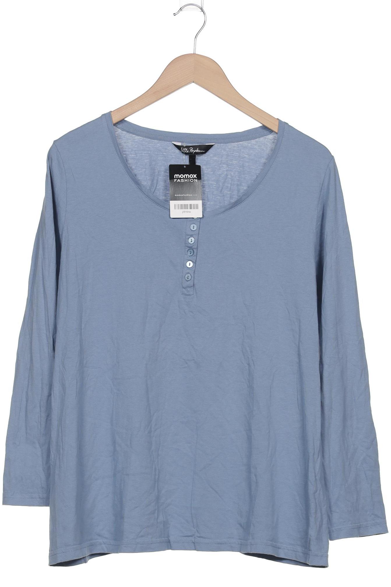 

Ulla Popken Damen Langarmshirt, blau, Gr. 46