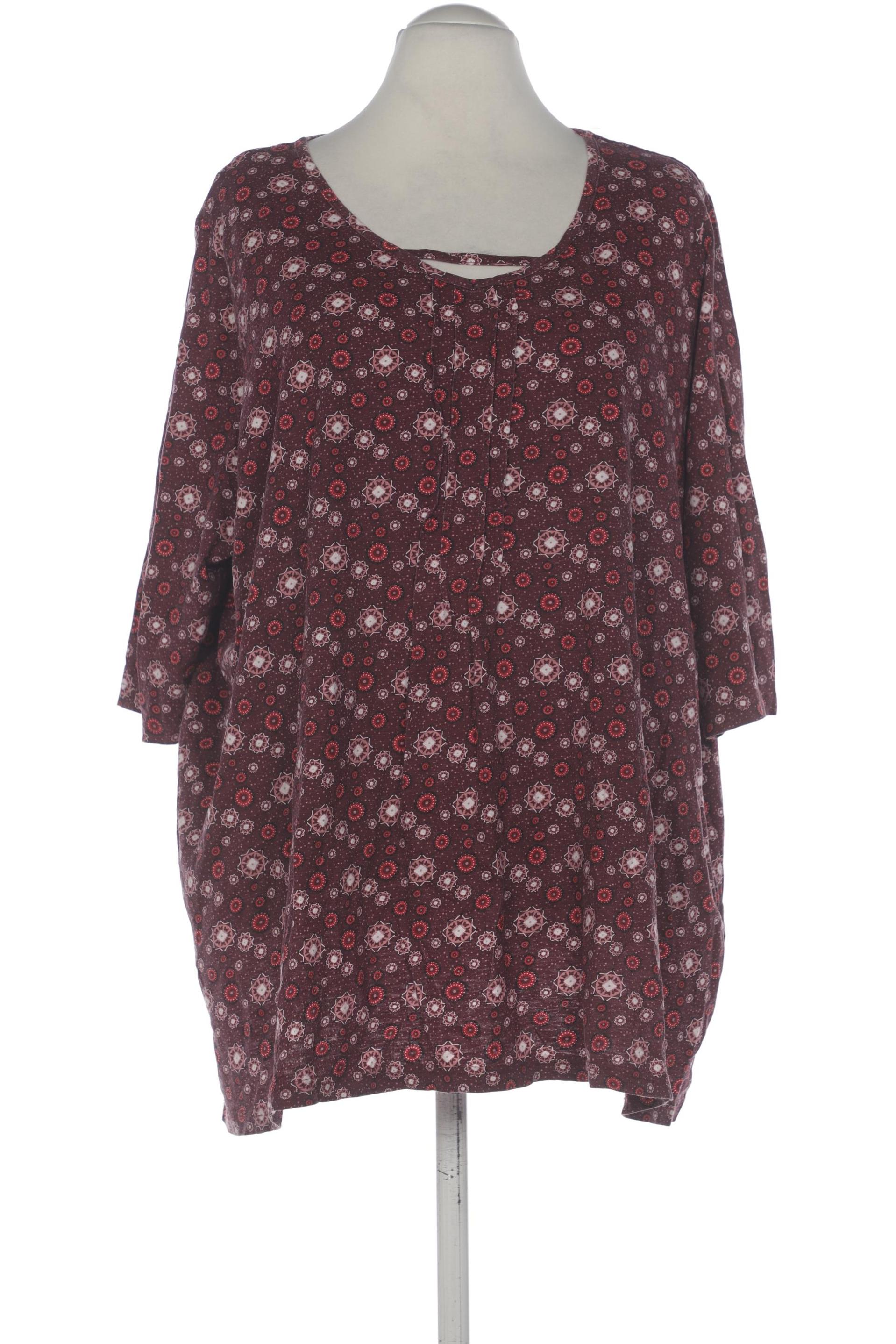 

Ulla Popken Damen T-Shirt, bordeaux, Gr. 58