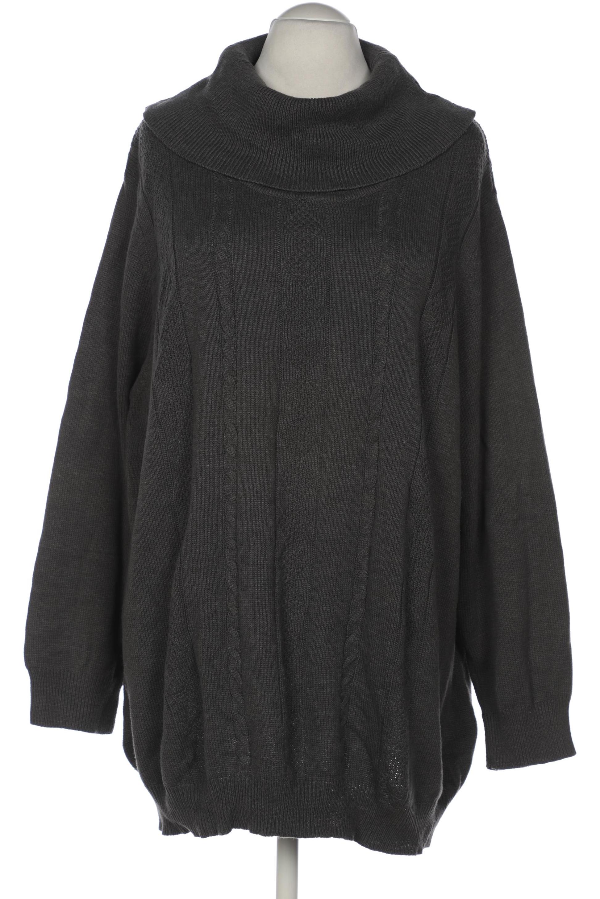 

Ulla Popken Damen Pullover, grau, Gr. 52