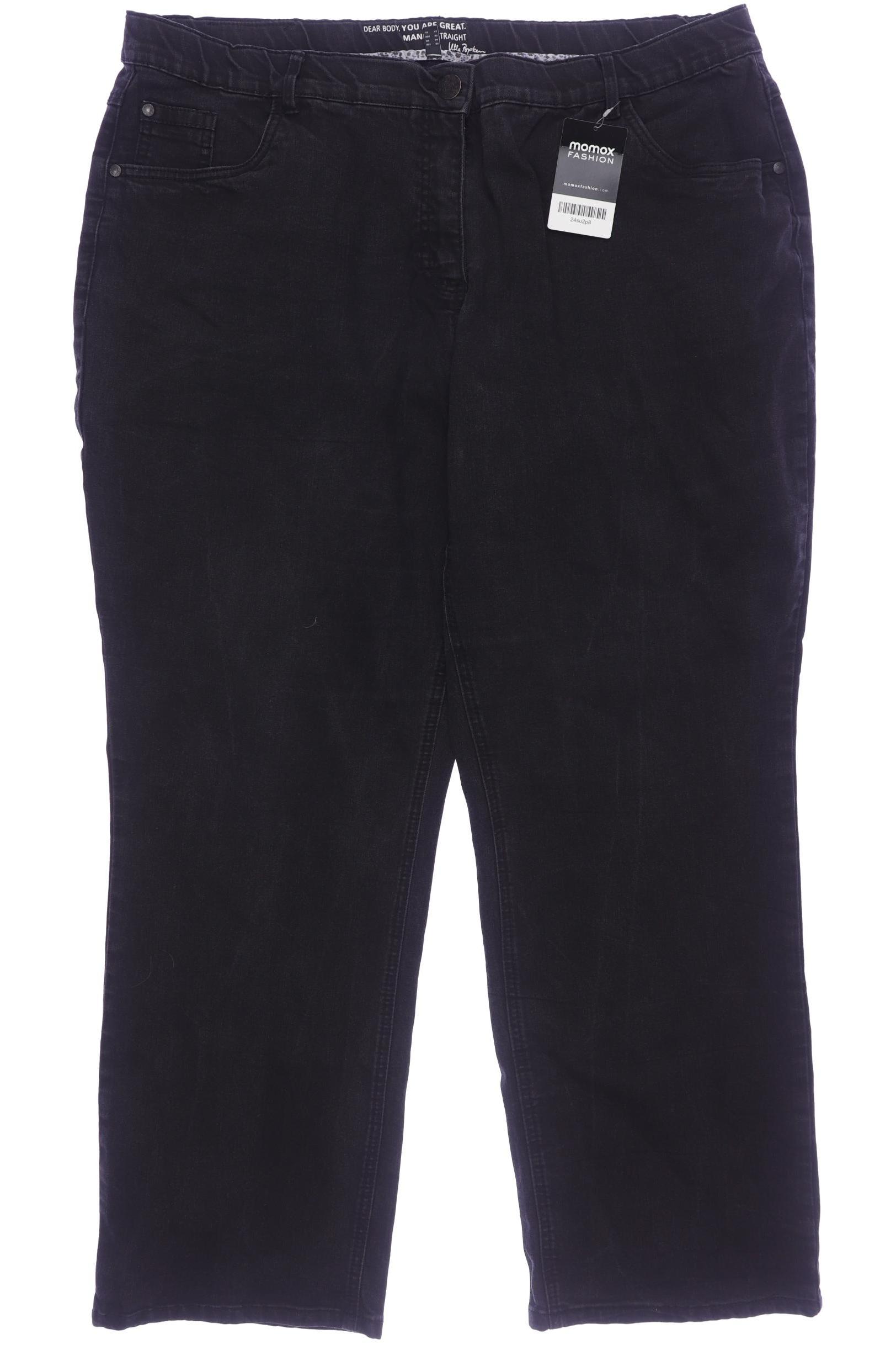 

Ulla Popken Damen Jeans, schwarz, Gr. 25