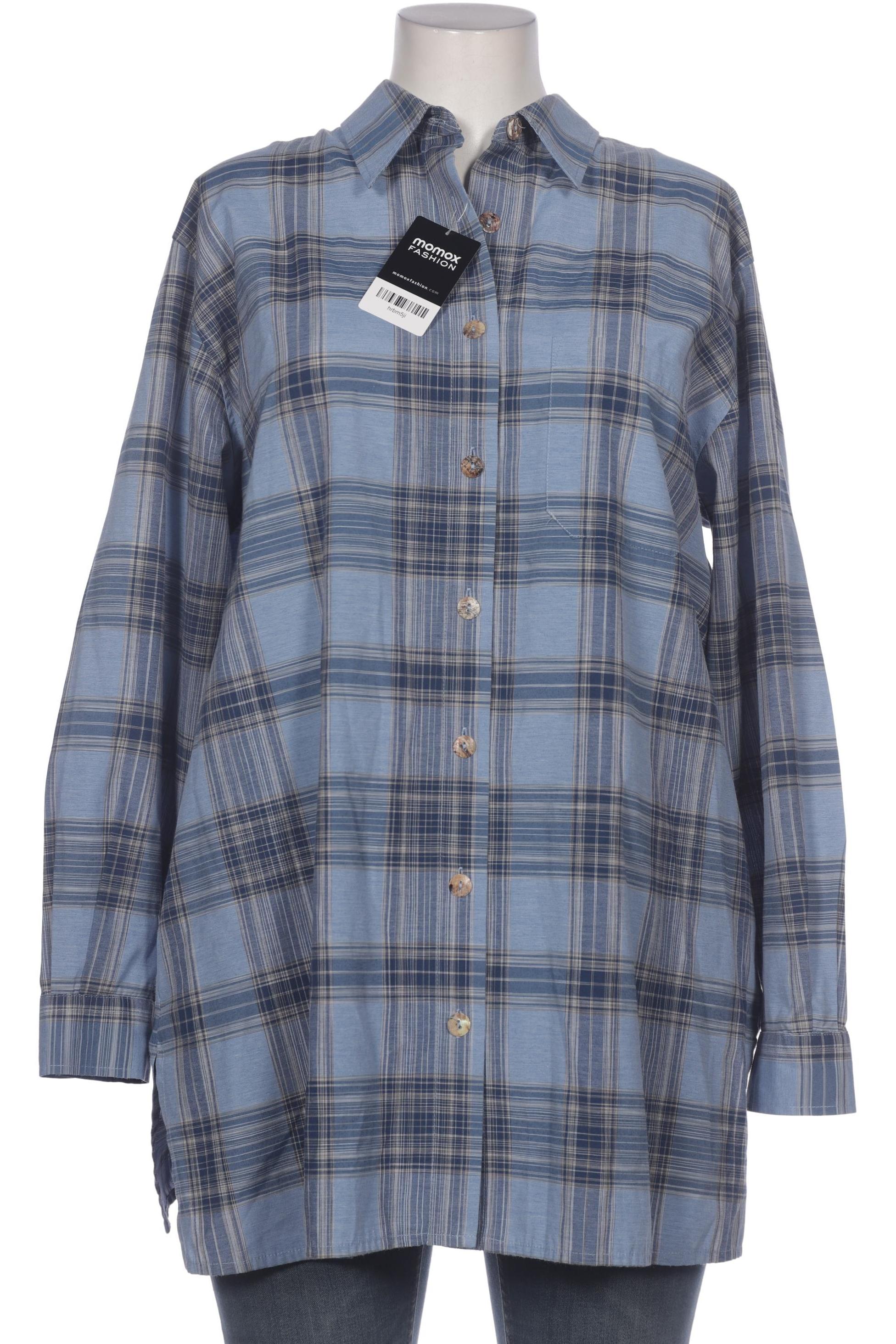 

Ulla Popken Damen Bluse, blau, Gr. 46