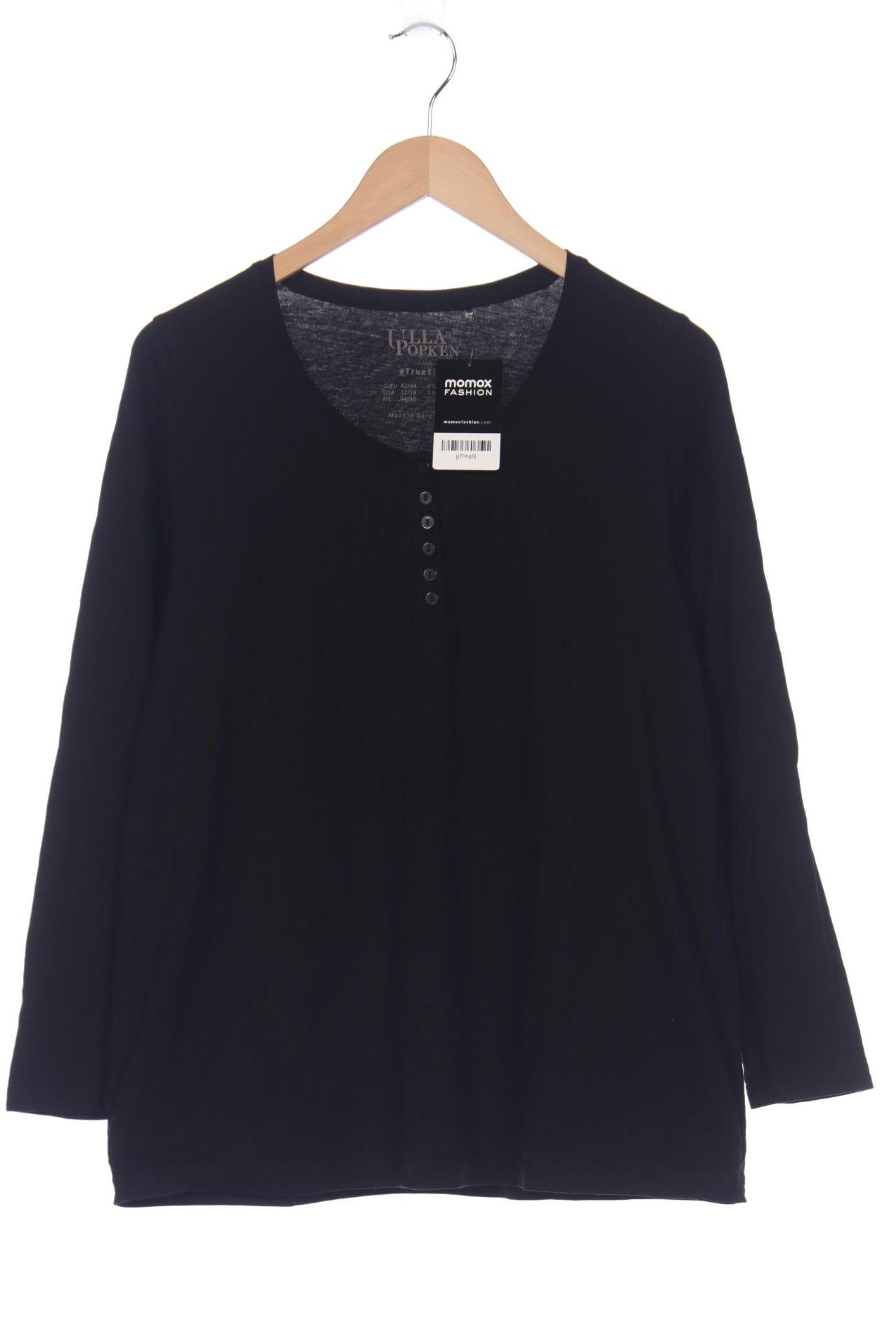 

Ulla Popken Damen Langarmshirt, schwarz, Gr. 42