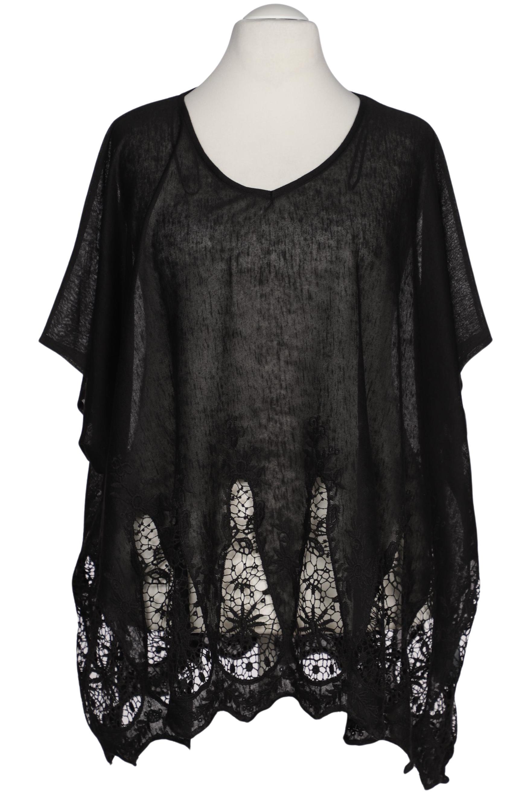 

Ulla Popken Damen Bluse, schwarz, Gr. 48