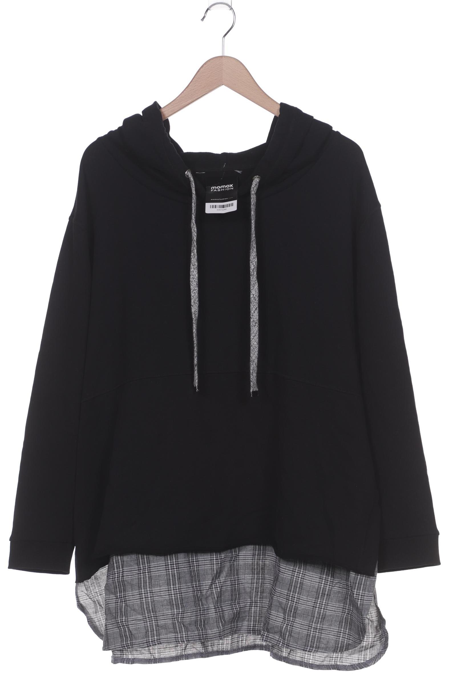 

Ulla Popken Damen Kapuzenpullover, schwarz, Gr. 48